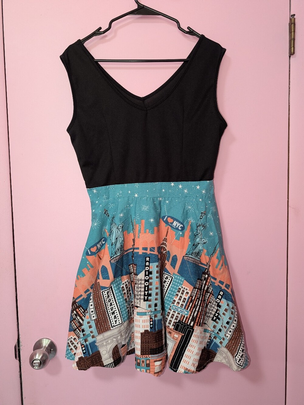 Lindy Bop New York City Skyline Pinup Flare Dress